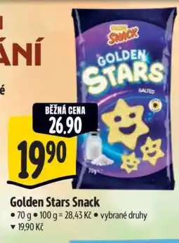 Albert Golden stars snack nabídka