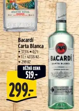 Albert Bacardí Carta Blanca nabídka