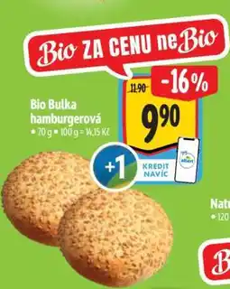 Albert Bio Bulka hamburgerová nabídka