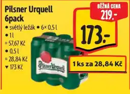 Albert Pilsner Urquell 6pack nabídka