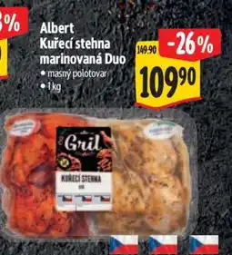 Albert Albert Kuřecí stehna marinovaná DUO nabídka