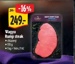 Albert Wagyu rump steak nabídka