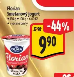 Albert Florian Smetanový jogurt nabídka