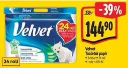 Albert Velvet Toaletní papír nabídka