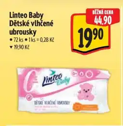 Albert Linteo Baby dětské vlhčené ubrousky nabídka