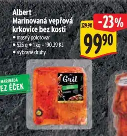 Albert Albert Marinovaná vepřová krkovice bez kosti nabídka
