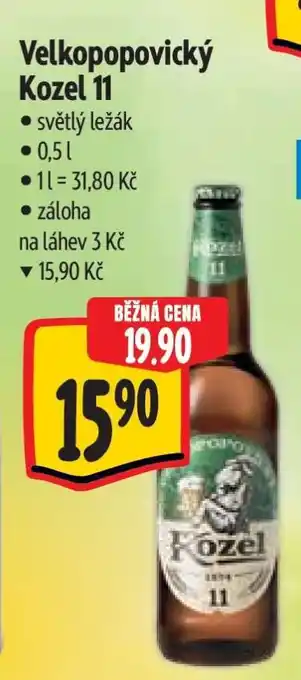 Albert Velkopopovický Kozel 11 nabídka
