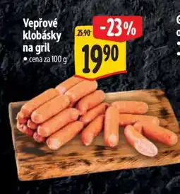 Albert Vepřové klobásky na gril nabídka