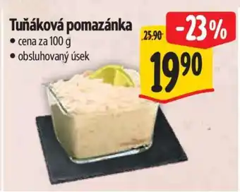 Albert Tuňáková pomazánka nabídka