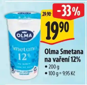 Albert Olma smetana na vaření 12% nabídka