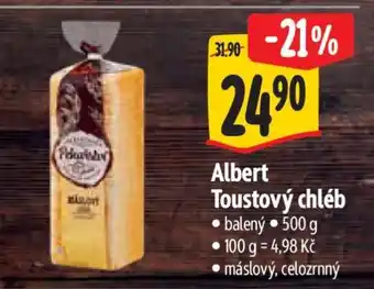 Albert Albert Toustový chléb nabídka