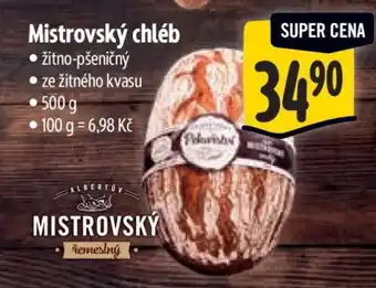 Albert MISTROVSKÝ CHLÉB nabídka