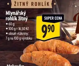 Albert Mlynářský rohlík žitný nabídka