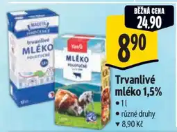 Albert Trvanlivé mléko 1,5 nabídka