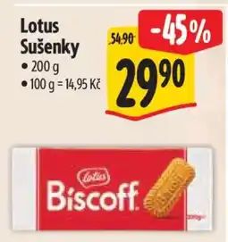 Albert Lotus sušenky nabídka