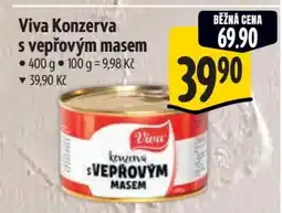 Albert Viva Konzerva s vepřovým masem nabídka