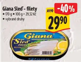 Albert Giana Sleď filety nabídka