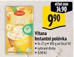 Albert Vitana Instantní polévka nabídka