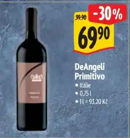 Albert DeAngeli Primitivo nabídka