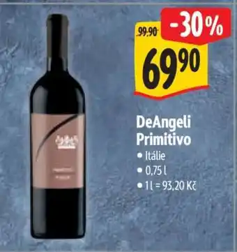 Albert DeAngeli Primitivo nabídka