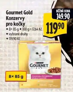 Albert Gourmet Gold Konzervy pro kočky nabídka