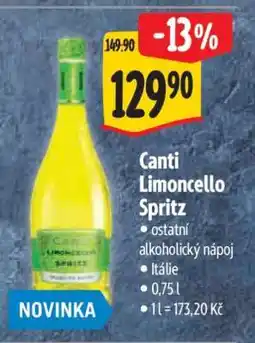 Albert Canti Limoncello Spritz nabídka