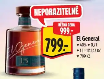 Albert EL GENERAL nabídka