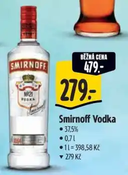 Albert Smirnoff Vodka nabídka
