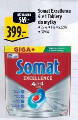 Albert Somat Excellence 4 v 1 Tablety do myčky nabídka