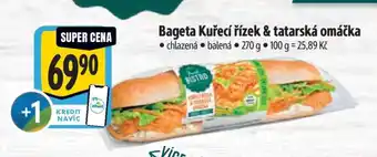 Albert Bageta Kuřecí řízek & tatarská omáčka nabídka