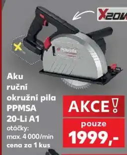 Kaufland Aku ruční okružní pila PPMSA 20-Li A1 nabídka