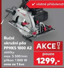 Kaufland Ruční okružní pila PPHKS 1800 A2 nabídka