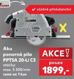 Kaufland Aku ponorná pila PPTSA 20-Li C3 nabídka