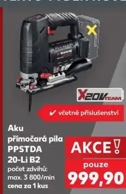 Kaufland Aku přímočará pila PPSTDA 20-Li B2 nabídka