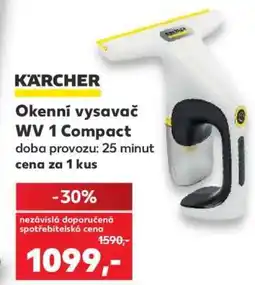 Kaufland Kärcher Okenní vysavač WV 1 Compact nabídka