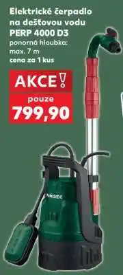 Kaufland Elektrické čerpadlo na dešťovou vodu PERP 4000 D3 nabídka