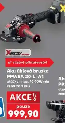 Kaufland Aku úhlová bruska PPWSA 20-Li A1 nabídka