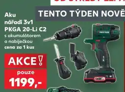 Kaufland Aku nářadí 3v1 PKGA 20-Li C2 nabídka