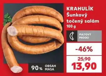 Kaufland KRAHULÍK Šunkový točený salám 100 g nabídka