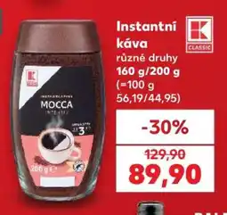 Kaufland Instantní káva nabídka