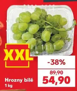 Kaufland Hrozny bílé 1 kg nabídka