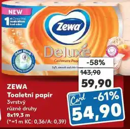 Kaufland Zewa toaletní papír nabídka