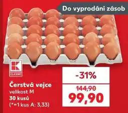 Kaufland ČERSTVÁ VEJCE nabídka