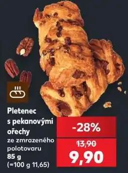 Kaufland Pletenec s pekanovými ořechy nabídka