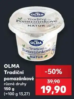 Kaufland Olma Tradiční pomazánkové nabídka