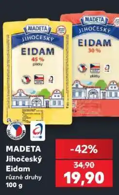 Kaufland Madeta Jihočeský eidam nabídka