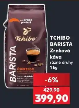 Kaufland Tchibo Barista zrnková káva nabídka