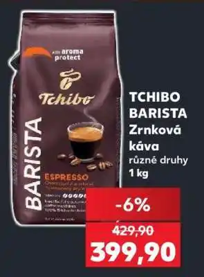 Kaufland Tchibo Barista zrnková káva nabídka