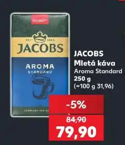 Kaufland JACOBS mletá káva nabídka