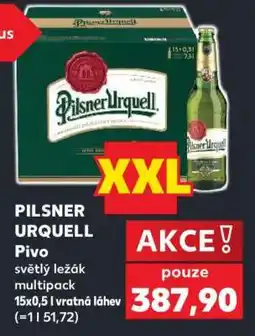 Kaufland PILSNER URQUELL Pivo nabídka